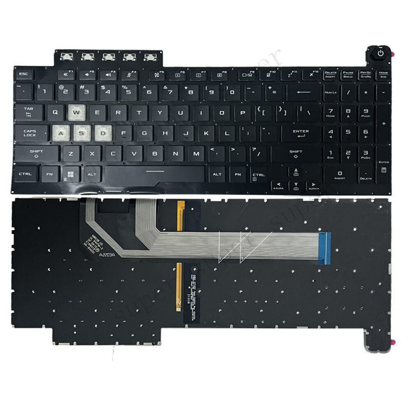 Gaming Keyboard Backlit - Klawiatura S++ Black US z podświetleniem