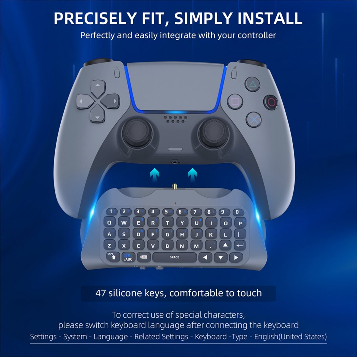 Gaming Keyboard Wireless - Dobrej jakości bezprzewodowa klawiatura gamingowa 3.5mm