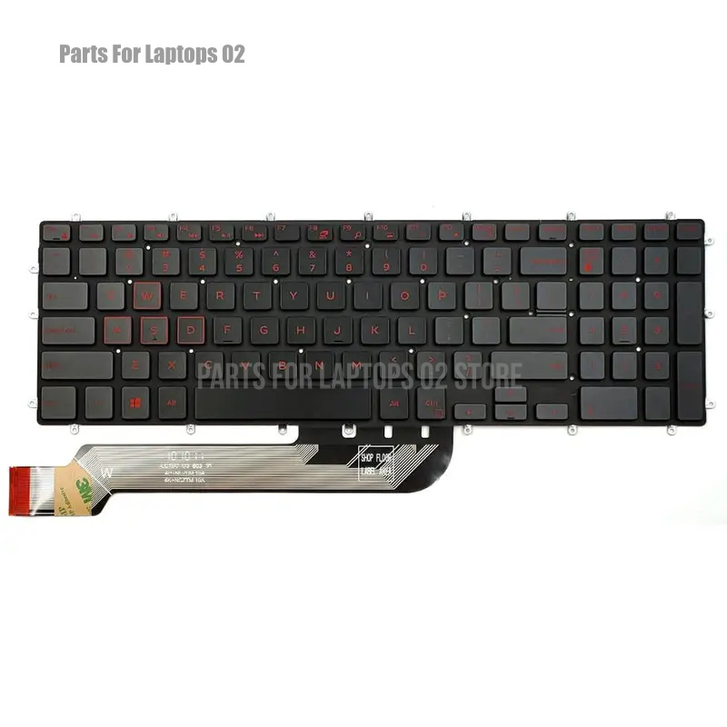 Gaming Keyboard Backlit - Nowa klawiatura z niebieskim podświetleniem (US)