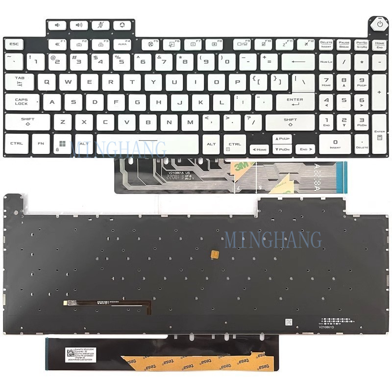 Gaming Keyboard Backlit - Nowa klawiatura US z podświetleniem do