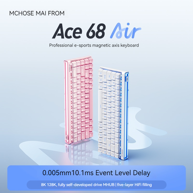 Gaming Keyboard Ergo - Klawiatura mechaniczna Mchose Ace68 Air Magnetic