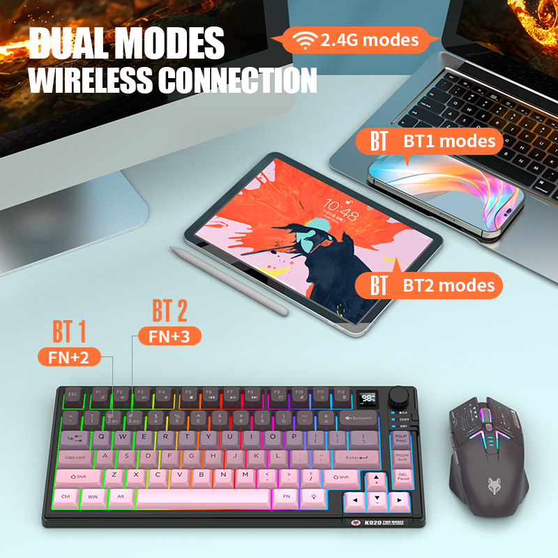 2.4G – bezprzewodowy zestaw kl – Gaming Keyboard And Mouse Combo Wireless recenzja i cena