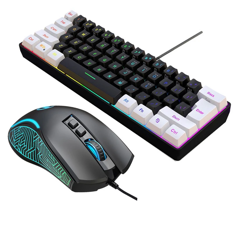 Zestaw Klawiatura i Mysz 60% d – Gaming Keyboard And Mouse Combo Wireless recenzja i cena