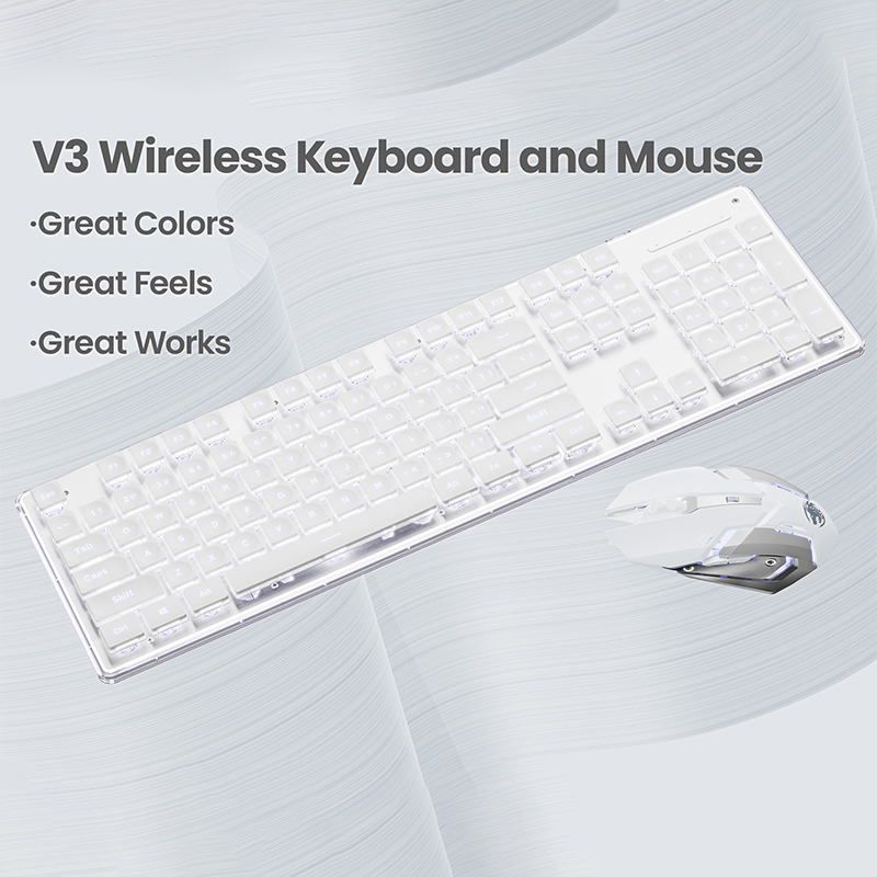 Bezprzewodowa klawiatura i mys – Gaming Keyboard And Mouse Combo Wireless recenzja i cena