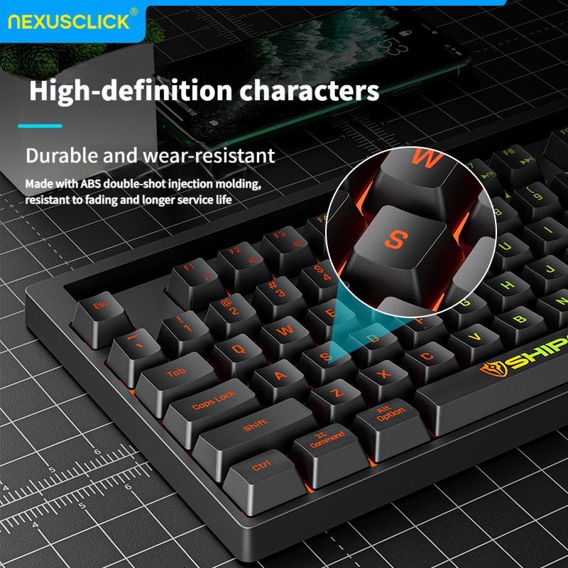 NexusClick Gorąca Wyprzedaż 87 – Gaming Keyboard Bundle recenzja i cena