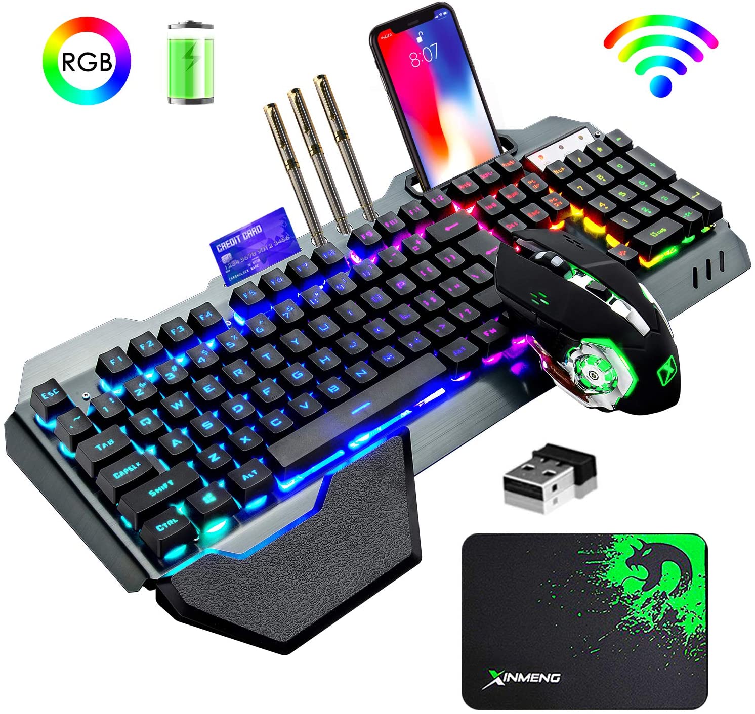 Bezprzewodowa klawiatura i mys – Gaming Keyboard And Mouse Combo Wireless recenzja i cena
