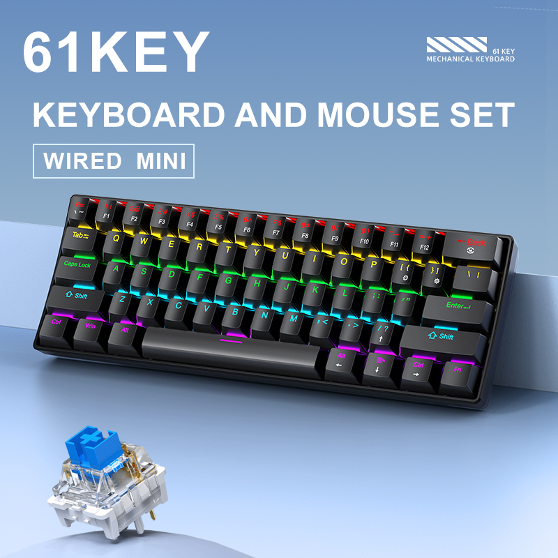 APAYADO K61 Mini Klawiatura Me – Gaming Keyboard Thocky recenzja i cena