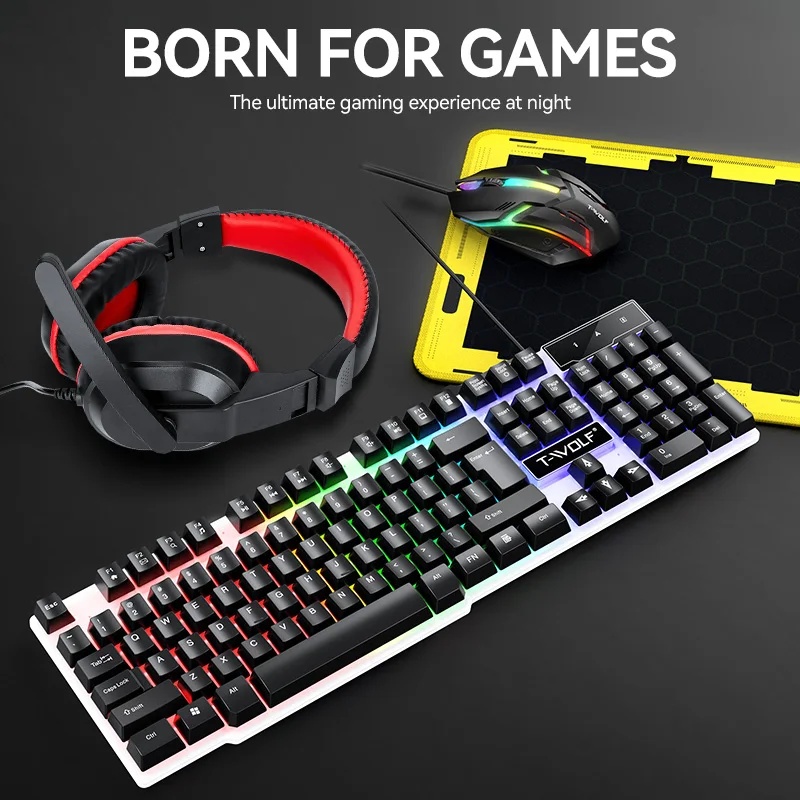 NOWE Zestawy Klawiatury i Mysz – Gaming Keyboard Bundle recenzja i cena