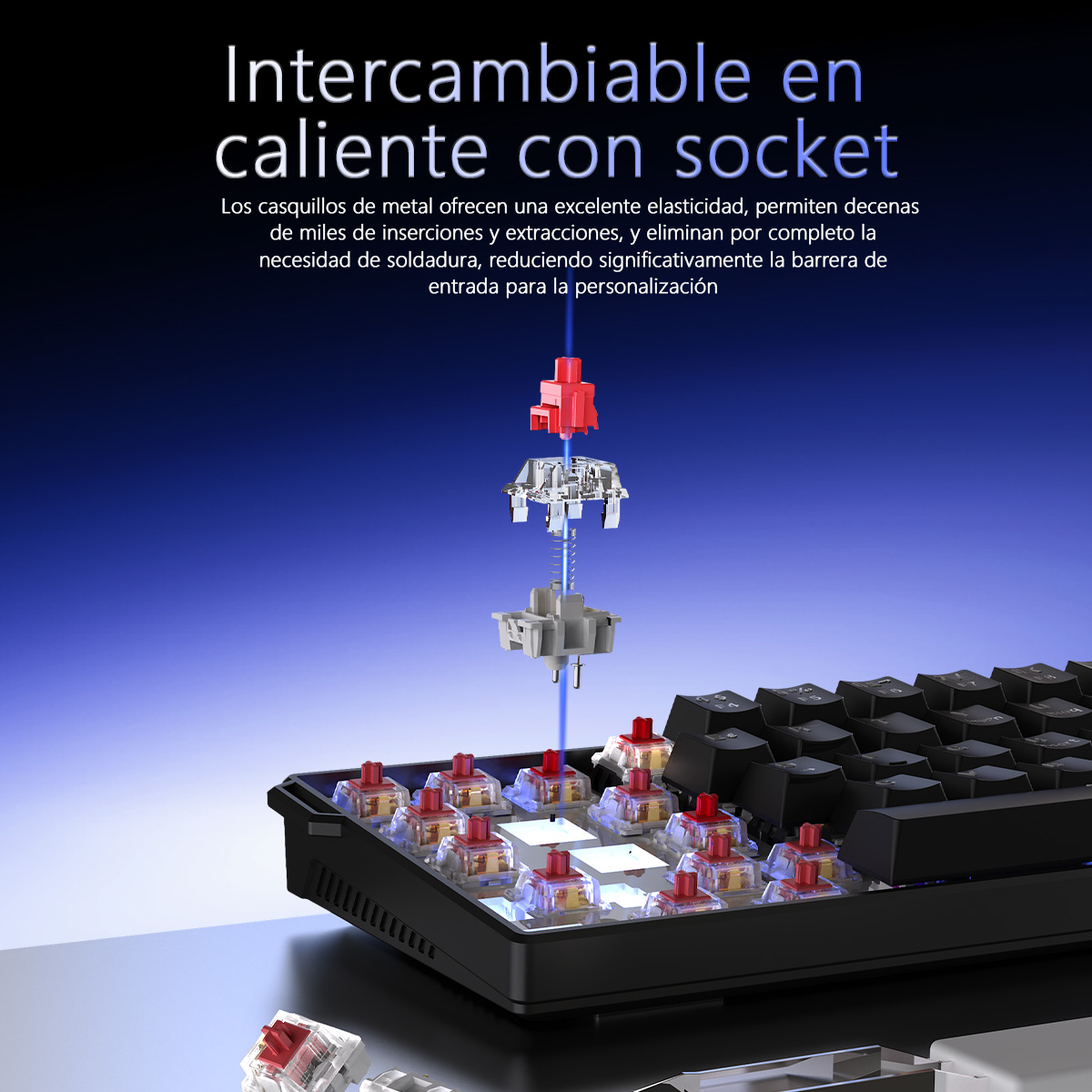 AJAZZ NK61 Klawiatura mechanic – Gaming Keyboard Thocky recenzja i cena