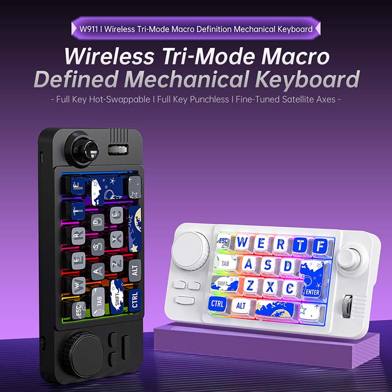 Klawiatura gamingowa W911 Bezp – Gaming Keyboard Wireless recenzja i cena
