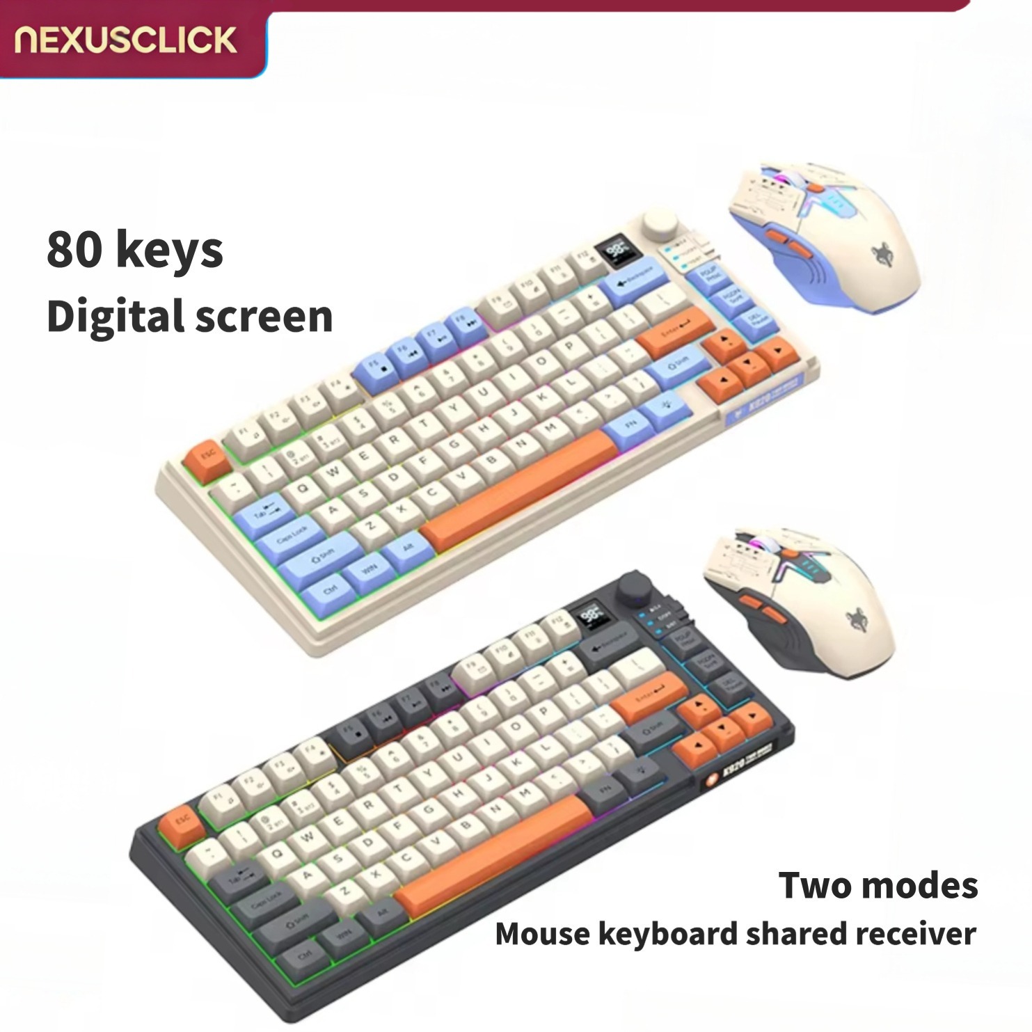Zestaw klawiatury i myszy Nexu – Gaming Keyboard And Mouse Combo Wireless recenzja i cena
