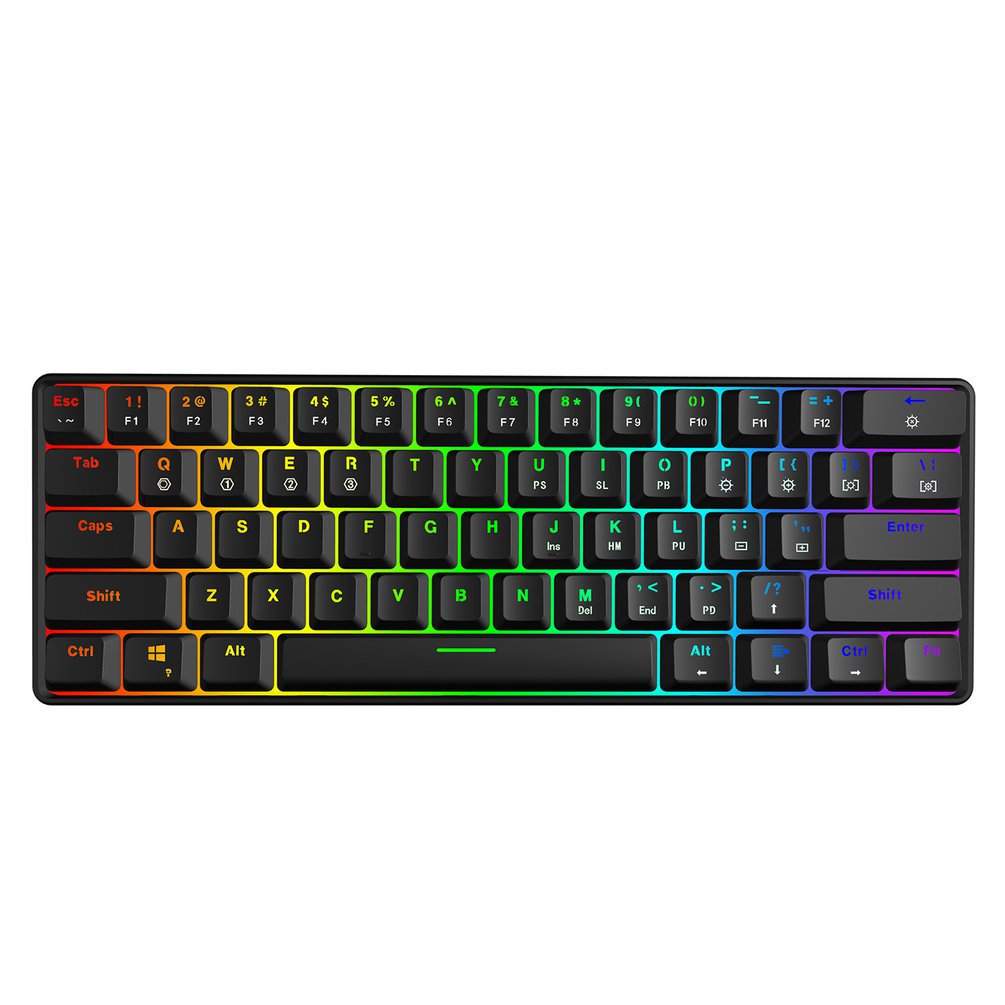 SKYLOONG GK61 Mini przenośna 6 – Gaming Keyboard Bundle recenzja i cena