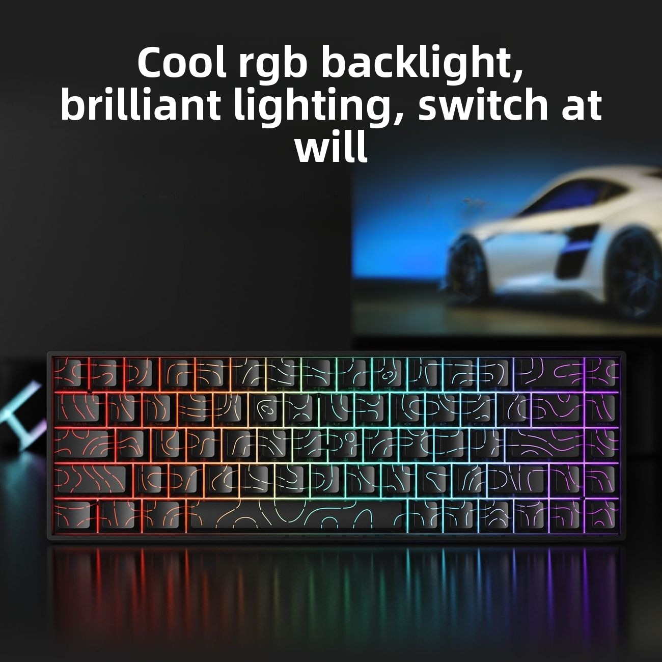 Bezprzewodowa mechaniczna klaw – Gaming Keyboard Thocky recenzja i cena