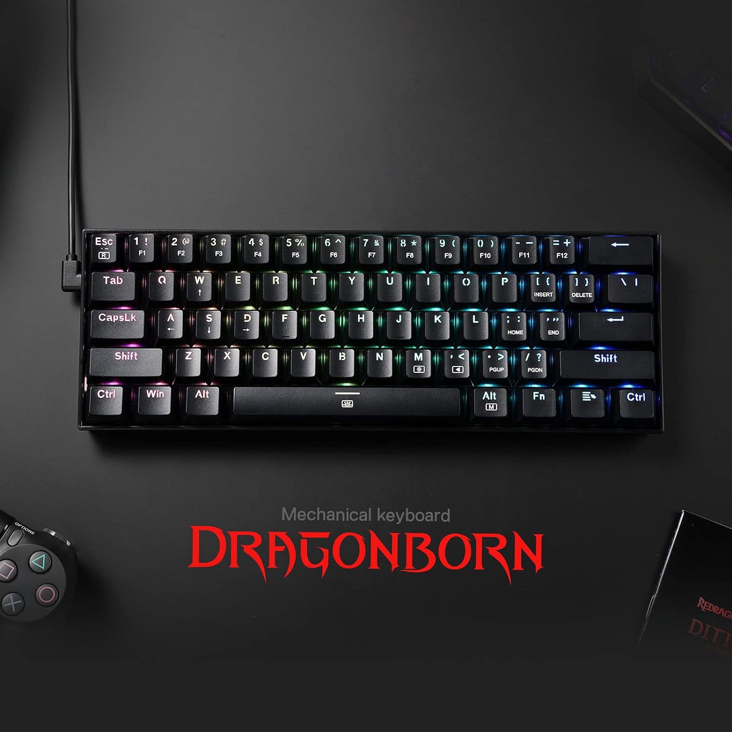 Redragon K630 Dragonborn 60% p – Gaming Keyboard Thocky recenzja i cena