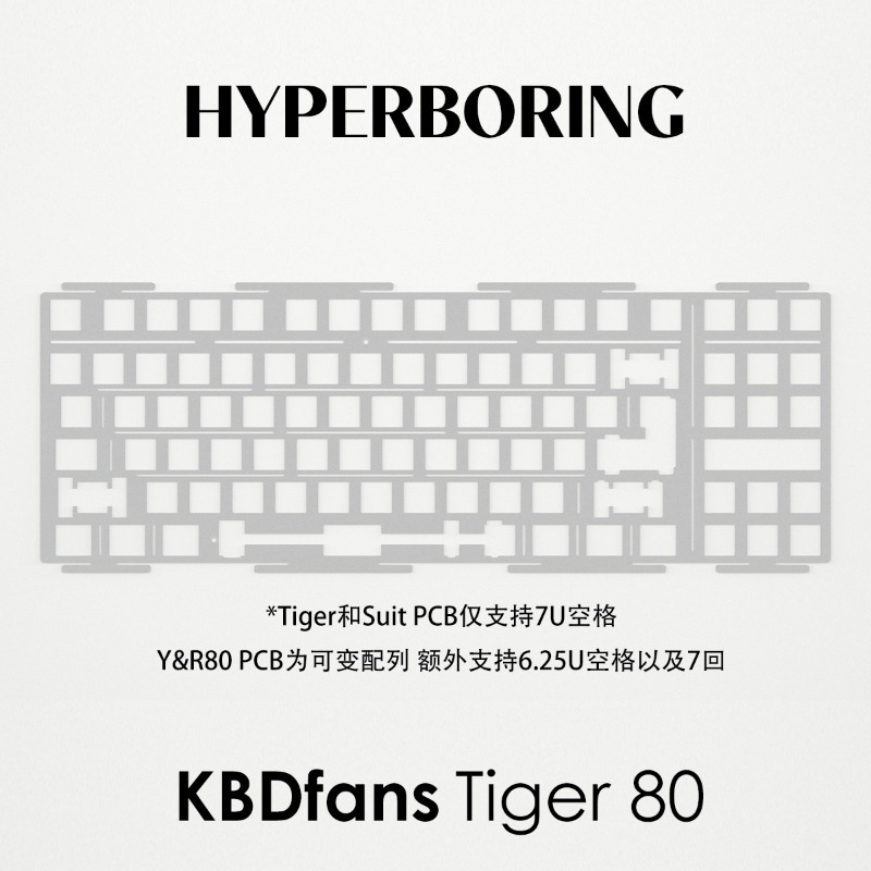 HYPERBORING Tiger80 Płytka poz – Gaming Keyboard Ergo recenzja i cena