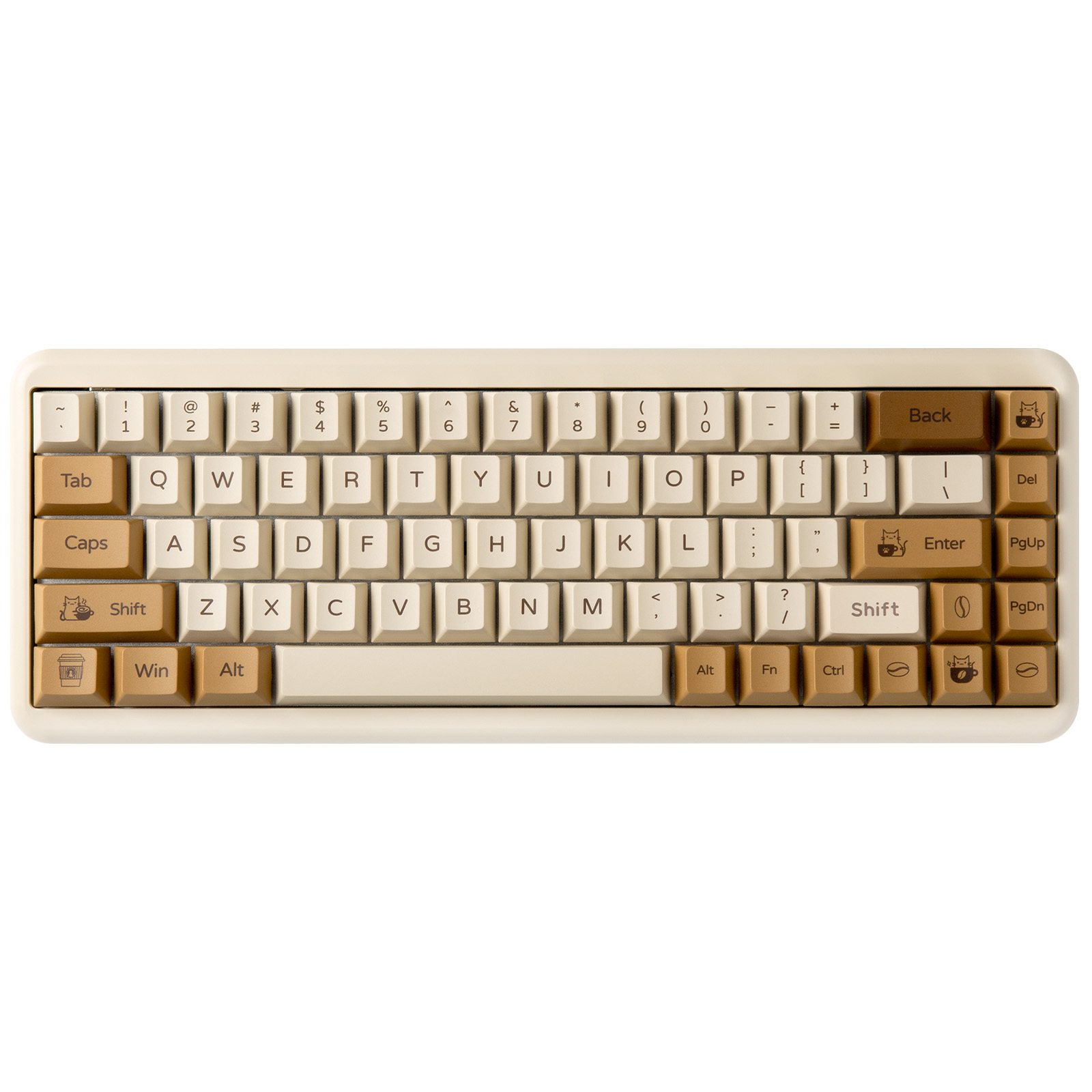YUNZII Coffee Cat PBT Keycaps, – Gaming Keyboard Bundle recenzja i cena