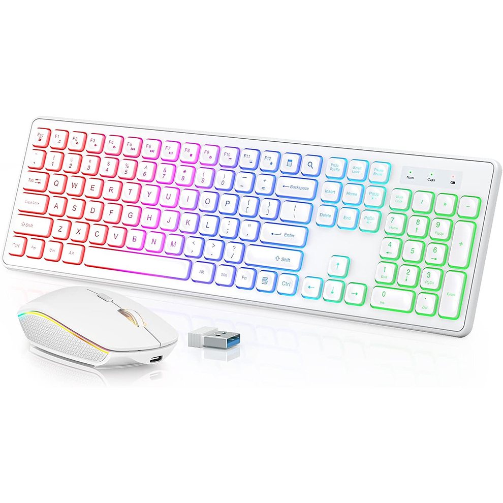 Podświetlana bezprzewodowa kla – Gaming Keyboard And Mouse Combo Wireless recenzja i cena